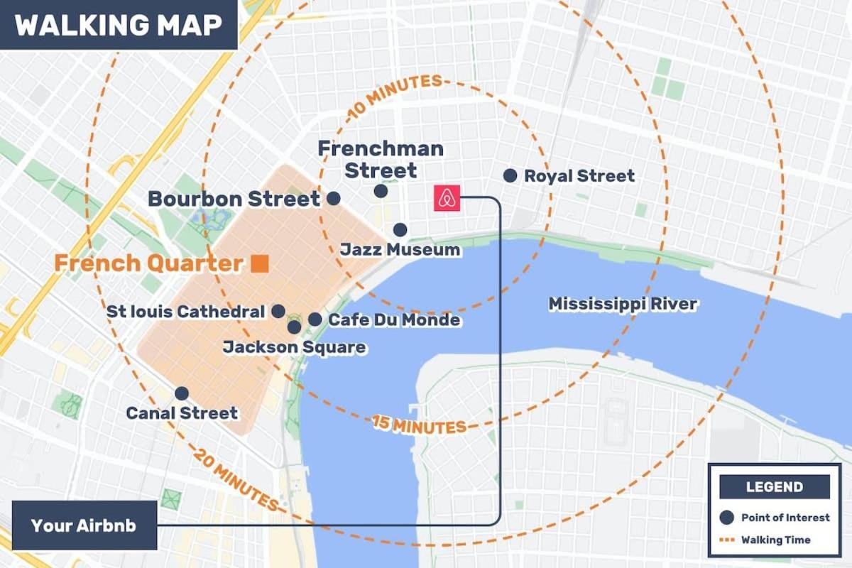 5 Bedroom - Sleeps 10! Location Next To French Quarter! 3* New Orleans