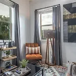 Vibrant Gray Downtown Loft Apartment *