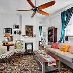 Bright Cottage W Gardens & Bayou-Style Porch