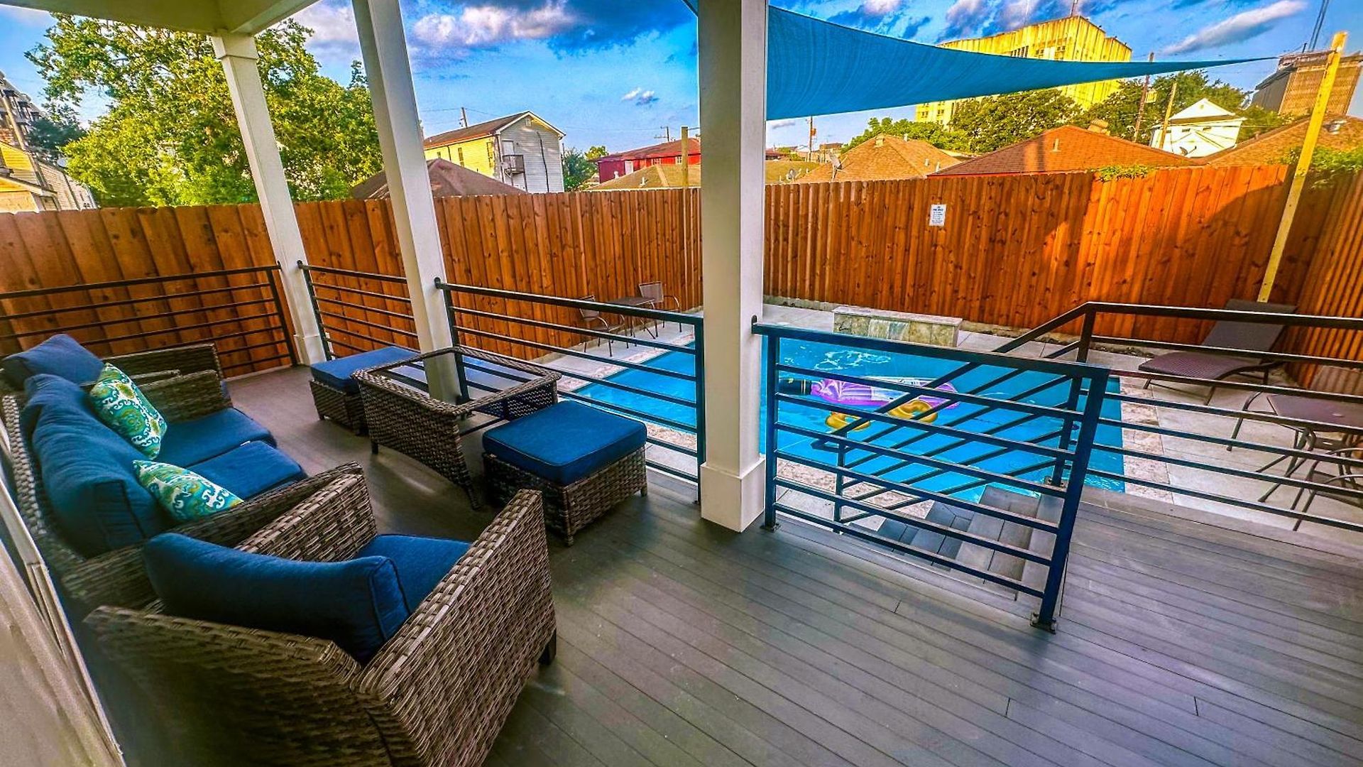 New 4 Bed Luxury House W/private Heated Pool New Orleans