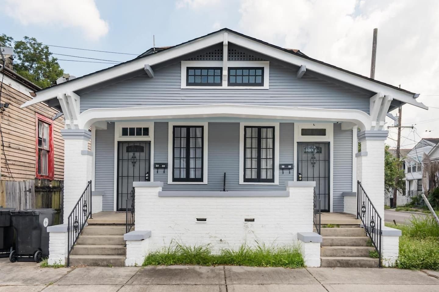 Apartment Shotgun Craftman House With Private Patio