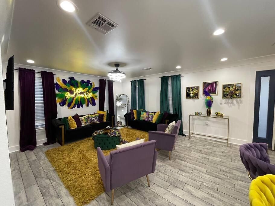Mardigras Modern 4bedrm Wi-fi Free Parking Holiday home New Orleans