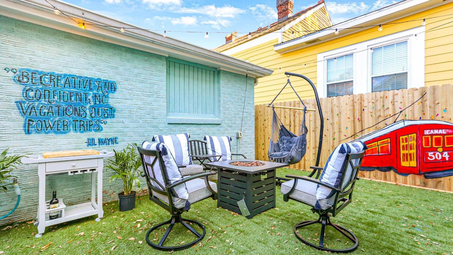 Apartment Mardi Gras Patio 2br 8mins To Canal St *