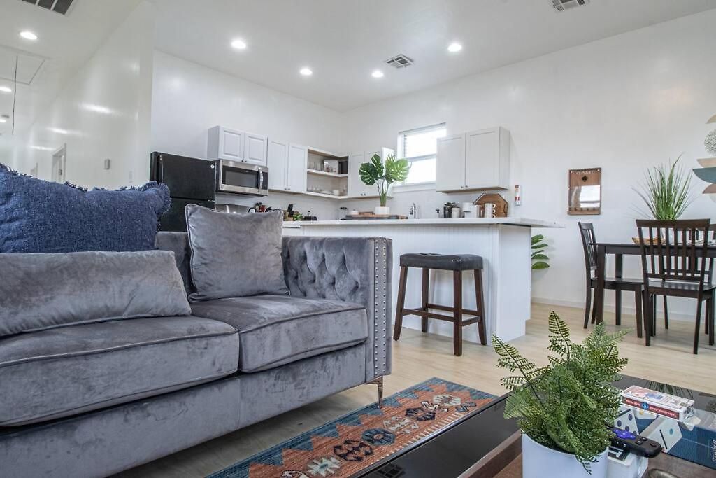 Vibrant Gray Downtown Loft Apartment New Orleans