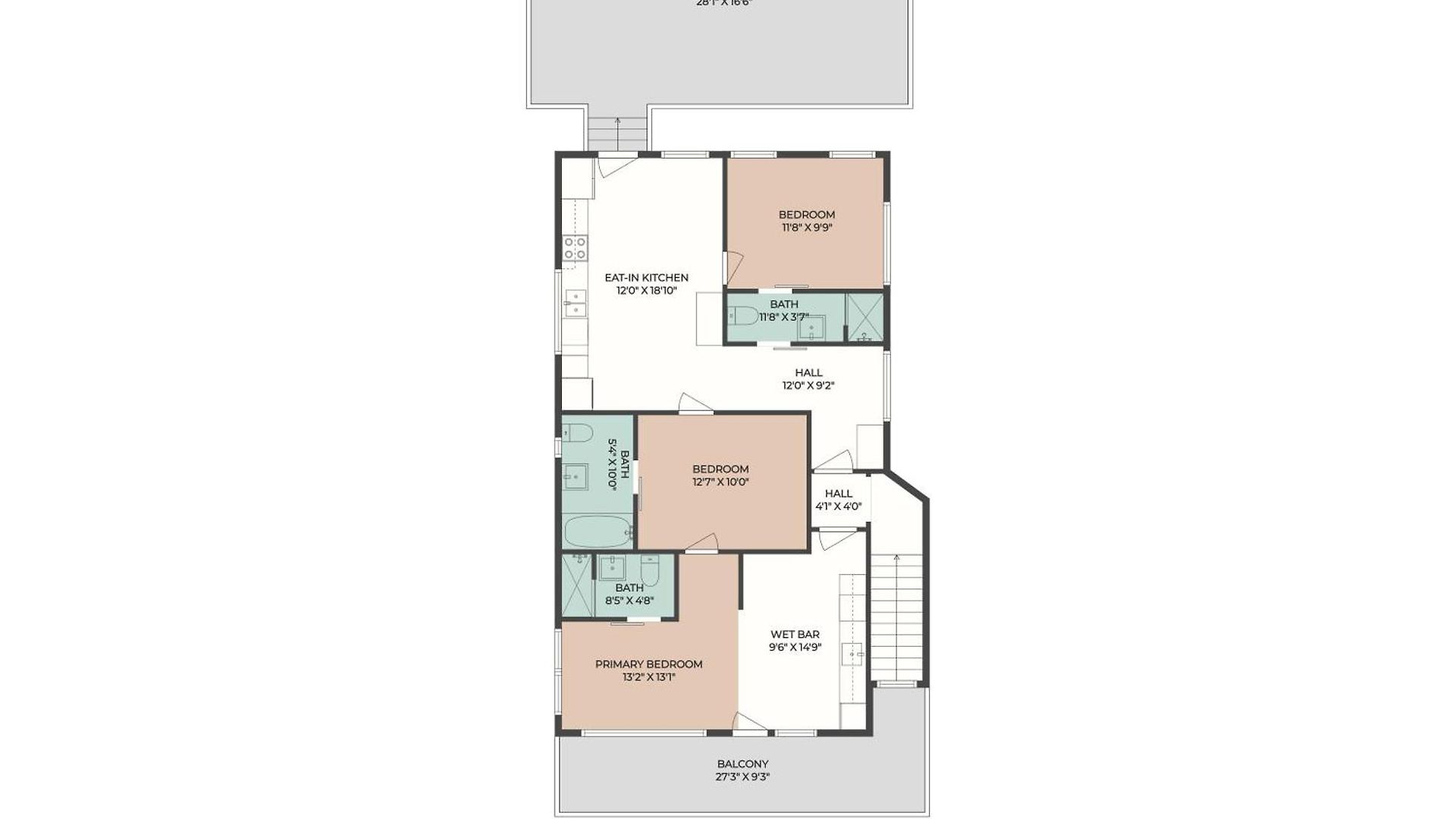 Spectacular Roof Deck - Luxury 3 Bedroom *