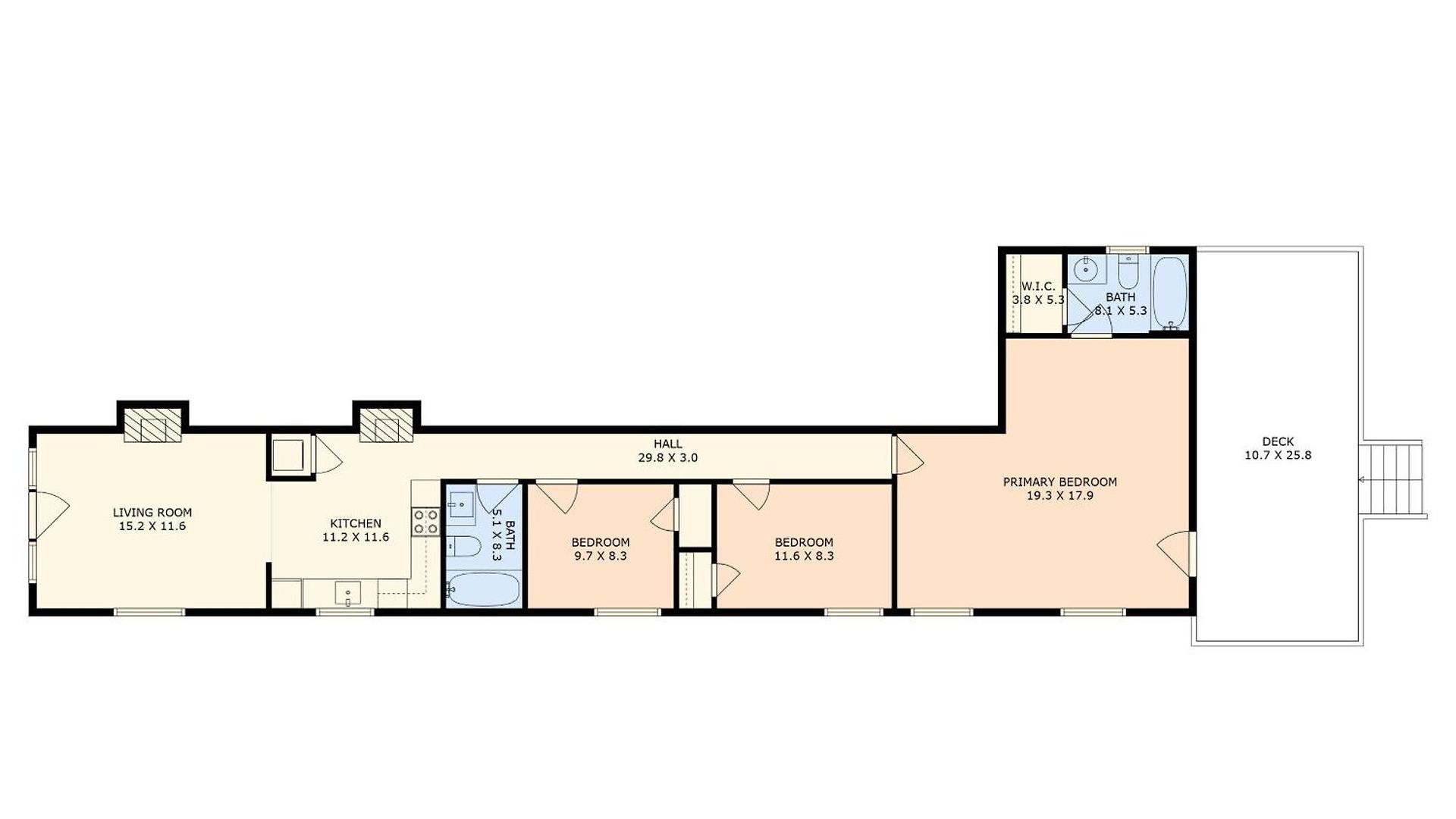 Holiday home Mid-city Shotgun W Deck Near Park