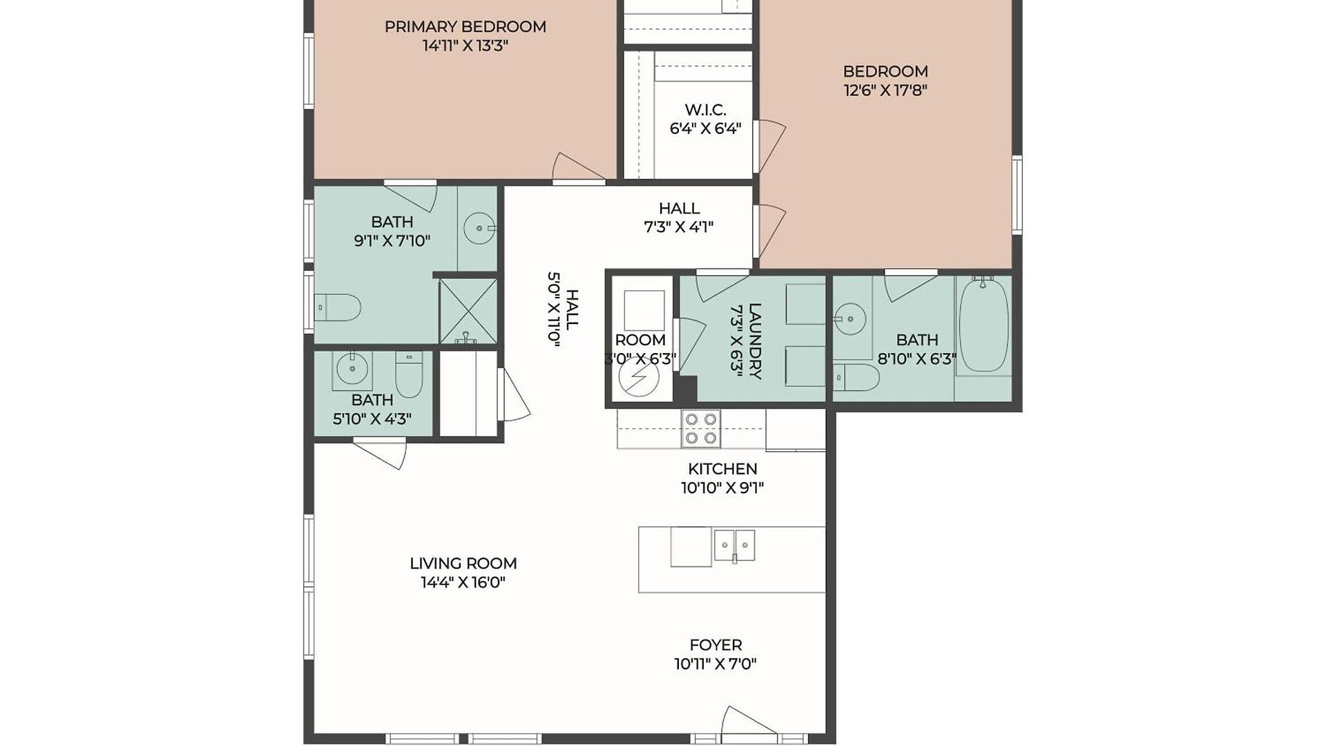 Apartment Modern Pristine Stunning 2bd Garden District