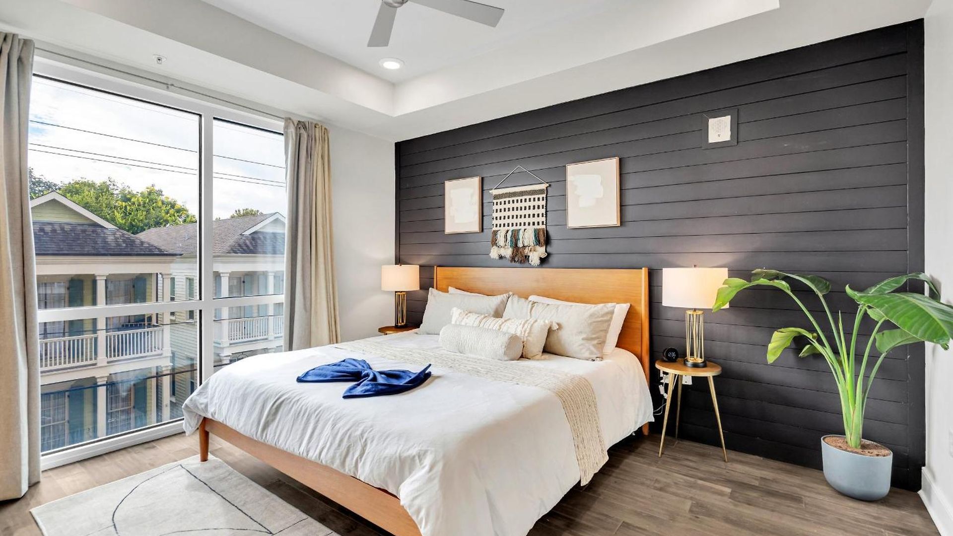 Pool & Gym Retreat Steps From Crescent Park Apartment *