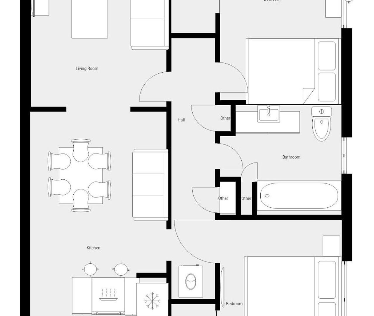 Apartment Private 2br Retreat - Easy Access To French Quarte New Orleans