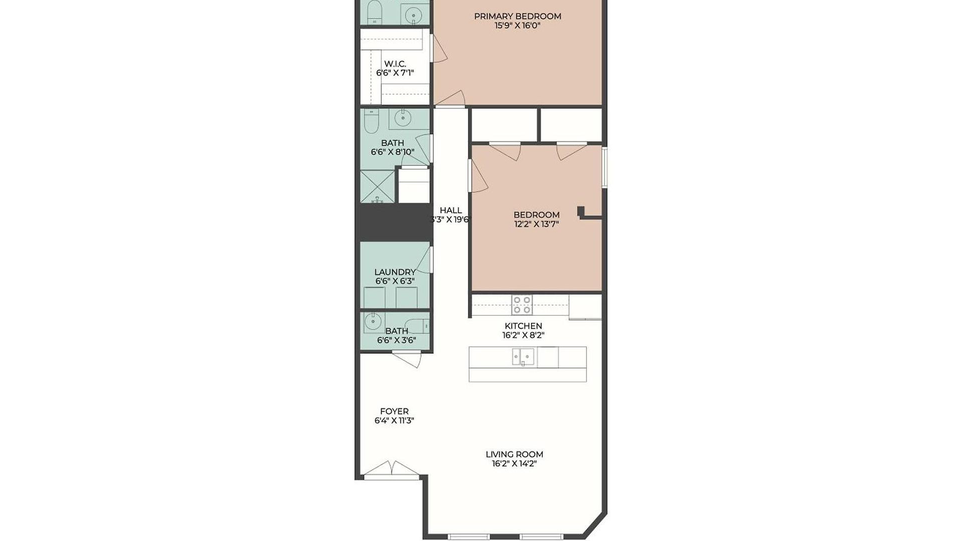 Stylish 2-bedroom In Garden District