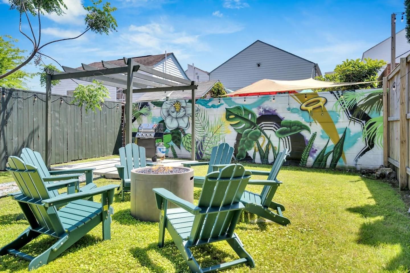 Backyard Fire Pit Jazz Fest & Saints Ready New Orleans