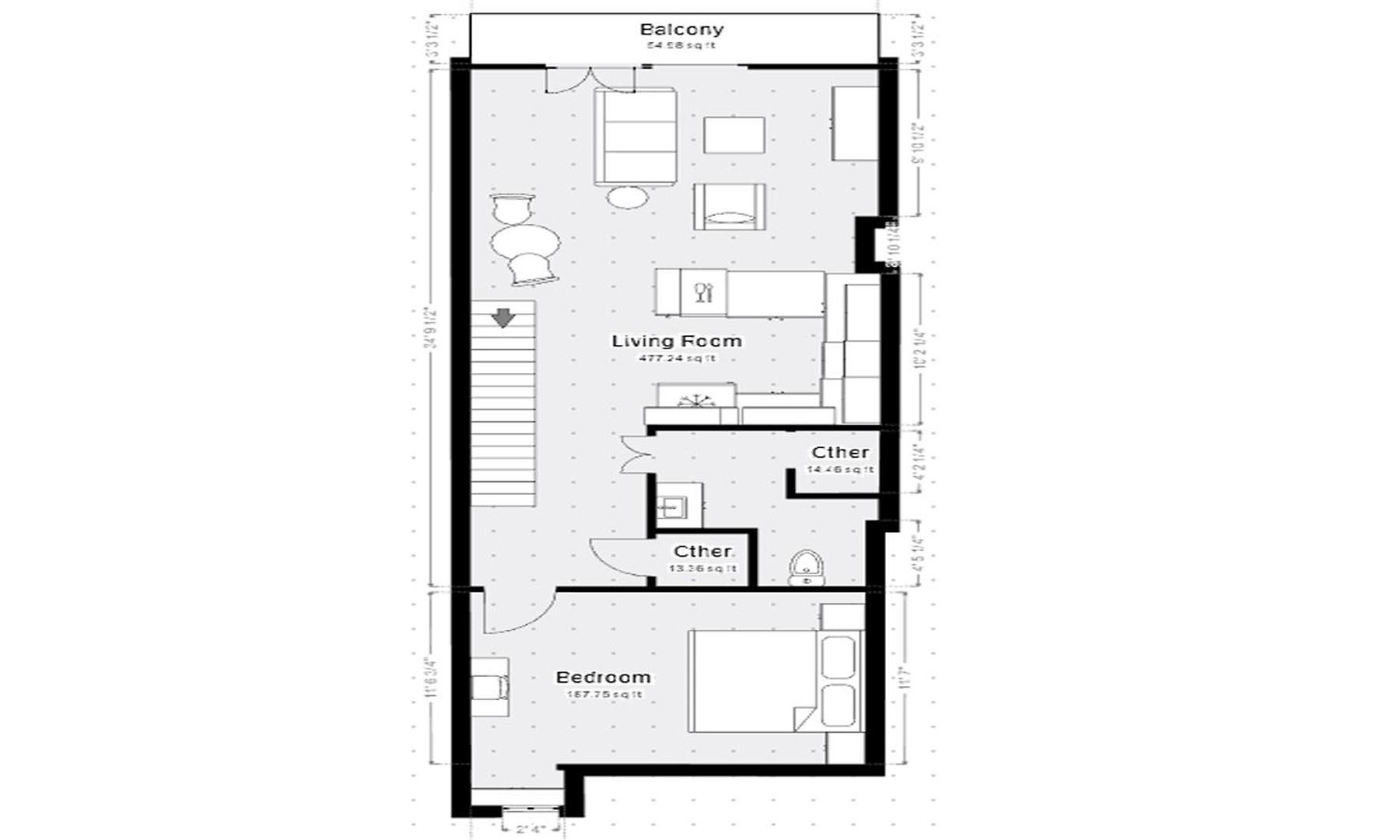 Holiday home Magazine St Balcony Condo W Private Entrance *
