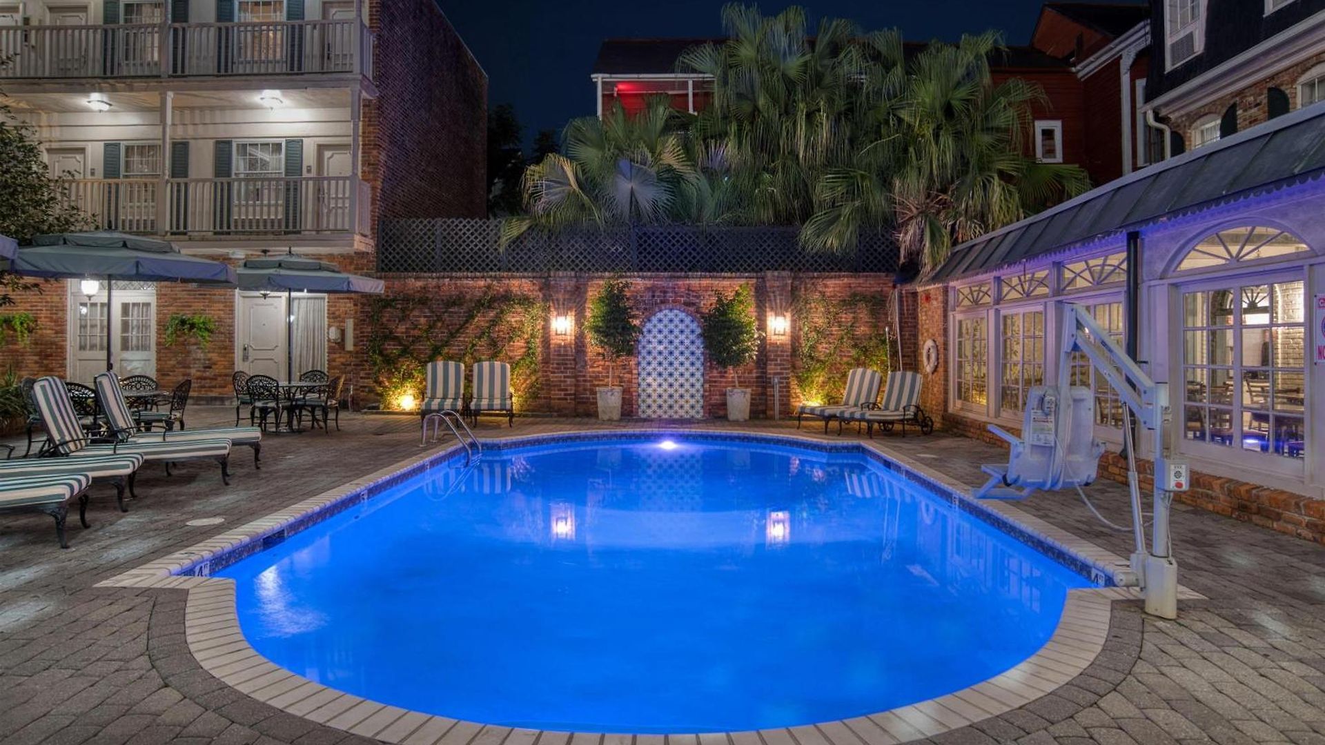Western French Quarter Courtyard