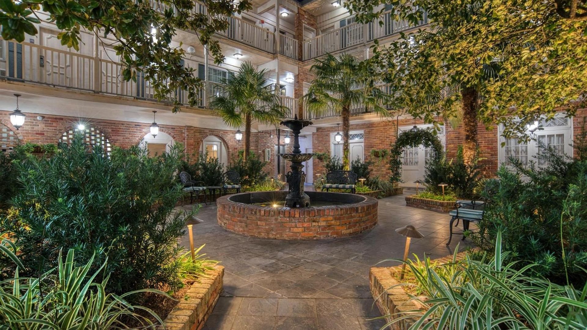 Western French Quarter Courtyard