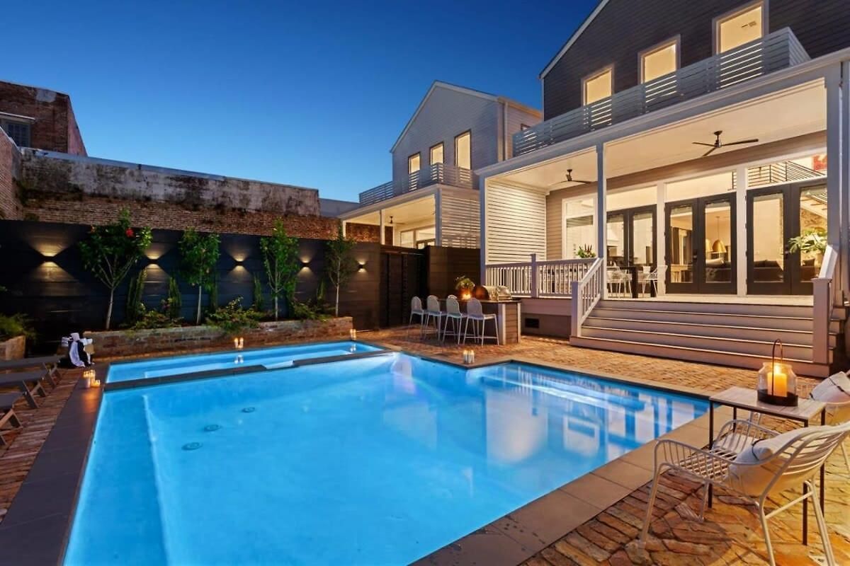 Designer 10-bedroom Compound Heated Pools & Hot Tubs