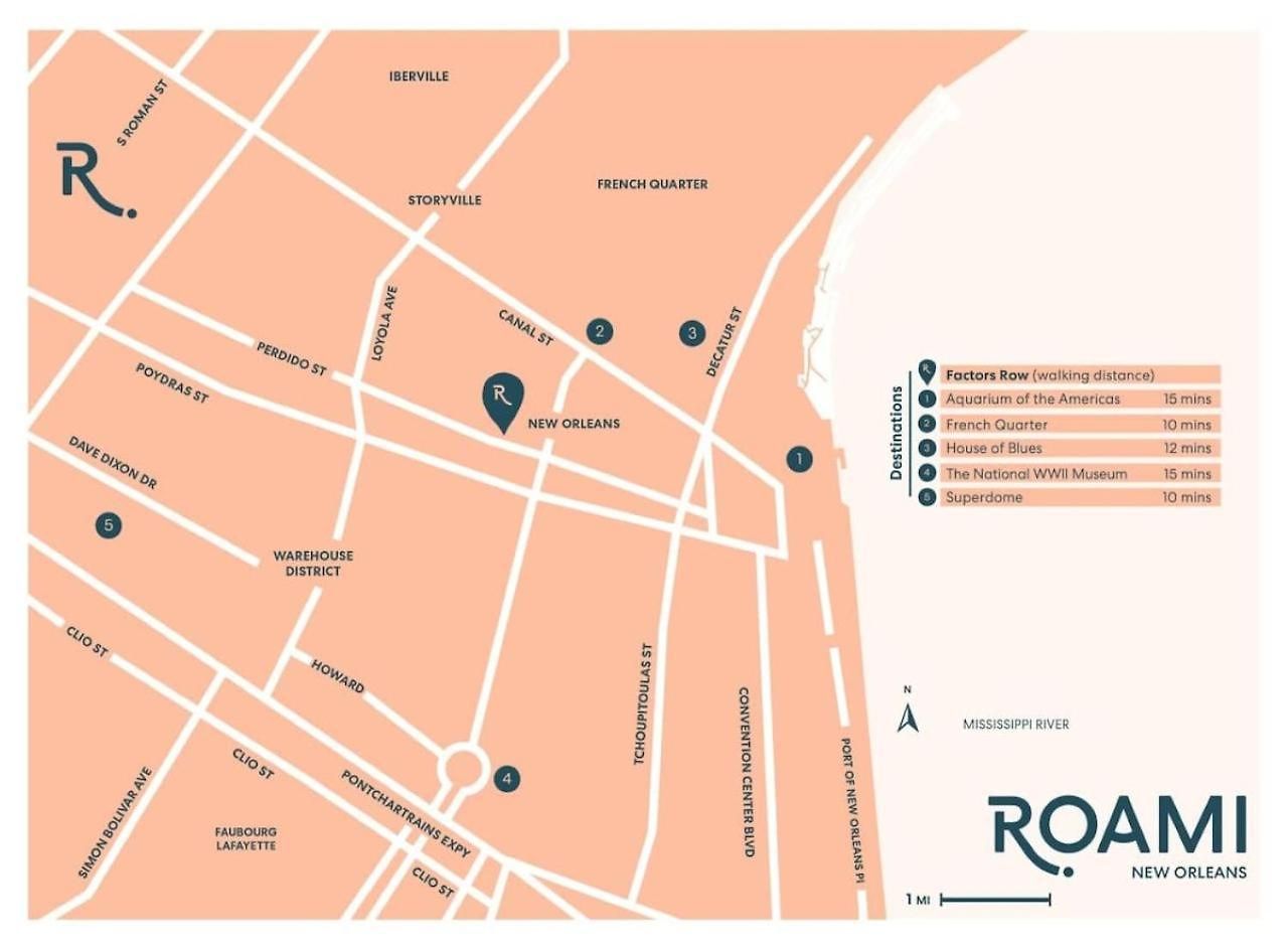 Roami At Factors Row Aparthotel New Orleans