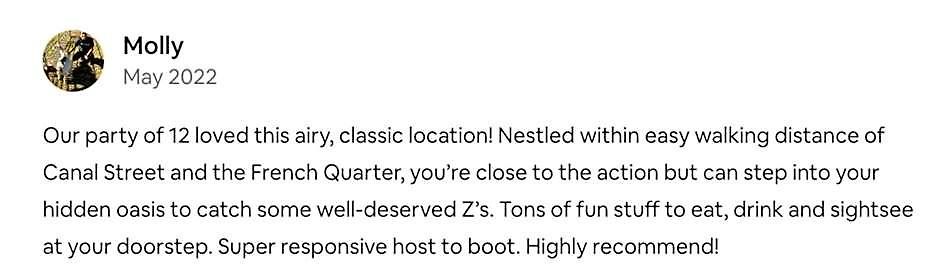 Group-friendly Near Bourbon Street *