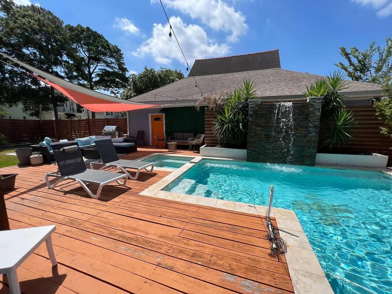 Grand Craftsman Style Heated Pool *