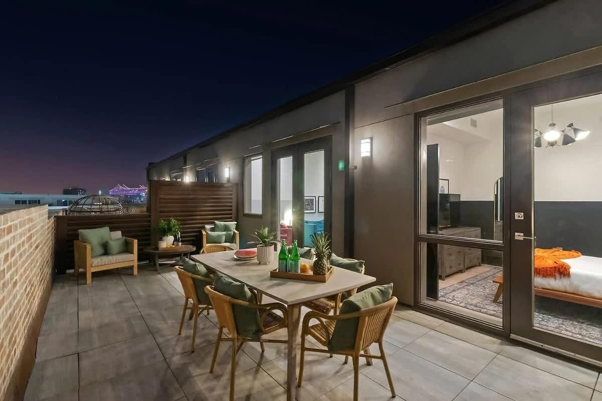 Lux Rooftop Pool Workspace Games