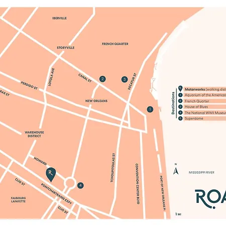 Roami At Motorworks 4* New Orleans