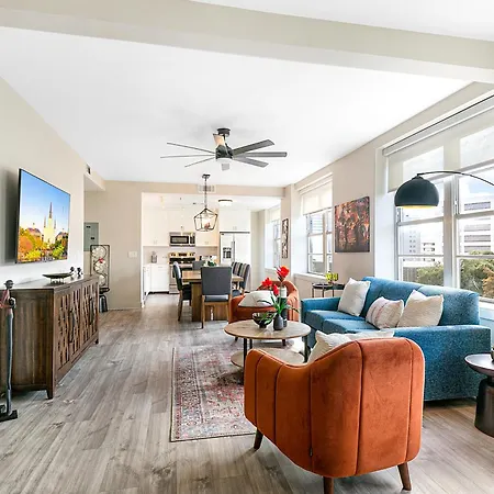Apartment Lively 4br Steps To French Quarter *