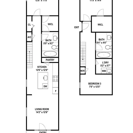 Garden District 3bd 2ba Parking Stylish & Unique Holiday home