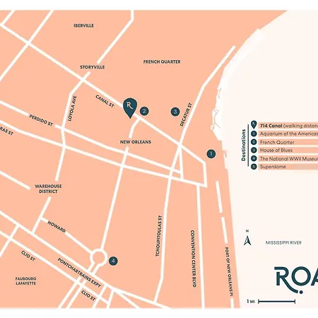 Apartment Roami At 714 Canal New Orleans