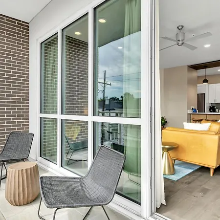 Pool & Gym Retreat Steps From Crescent Park *