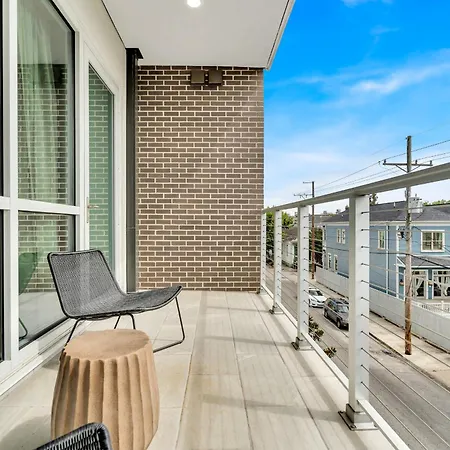 Pool & Gym Retreat Steps From Crescent Park
