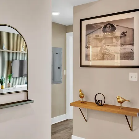 Pool & Gym Retreat Steps From Crescent Park Apartment
