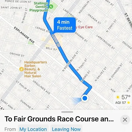 Walk To Jazz Fest From Garden Apartment New Orleans
