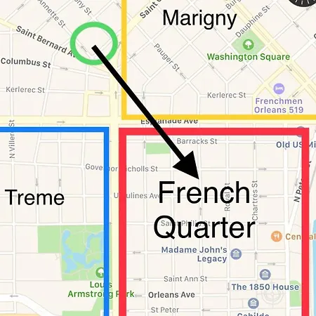 Cute 1bed 1bath 4blocks From French Q Near Bourbon St And Steps To Jazz Venues *