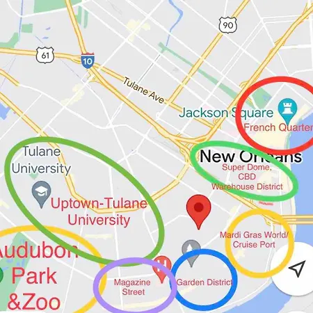 Apartment Historic 3 Bedroom 4blocks From Famous St Charles Ave Mardi Gras Parade Route, Steps To Jazz Venues And Restaurants *