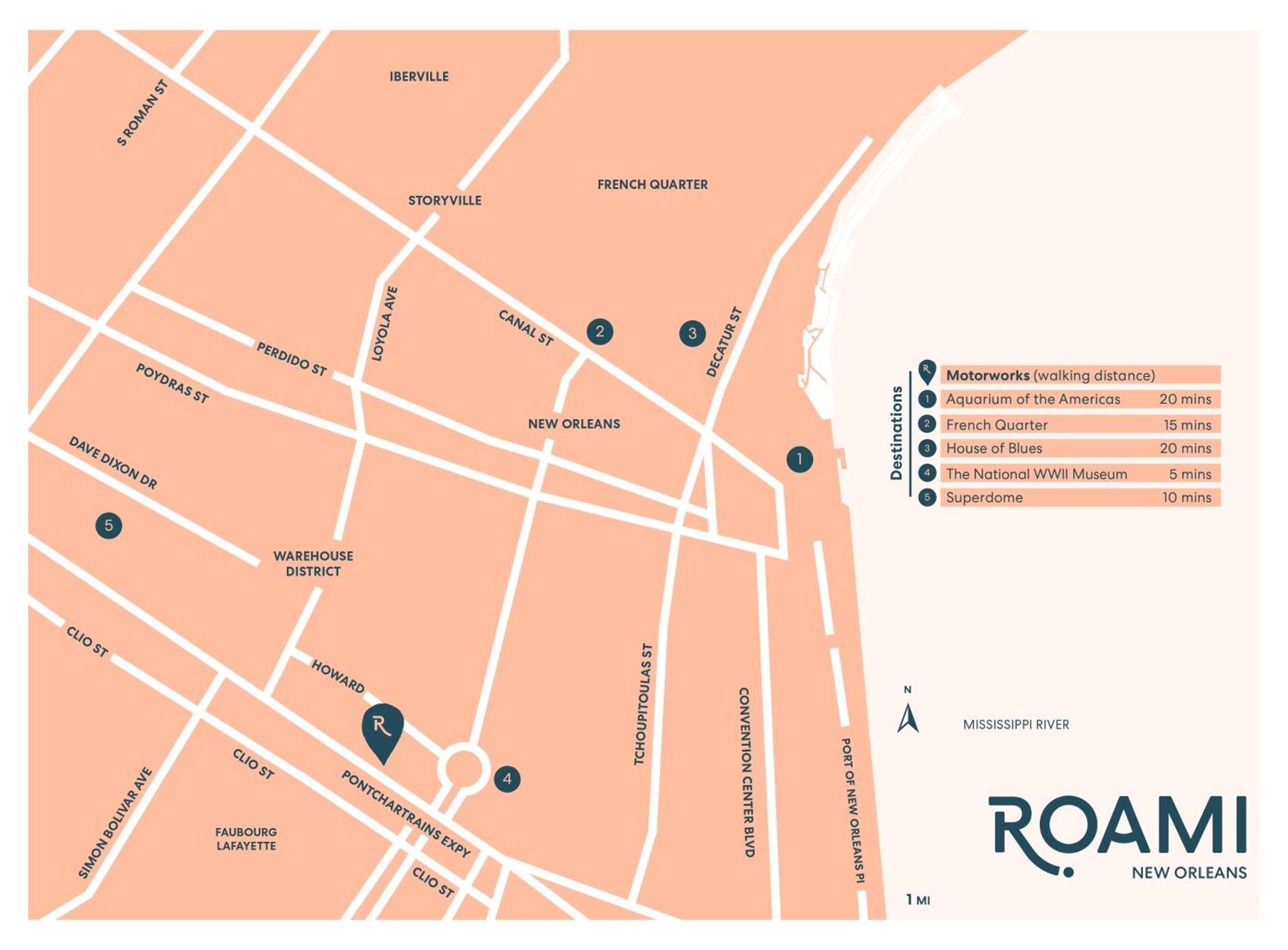 Roami At Motorworks 4* New Orleans
