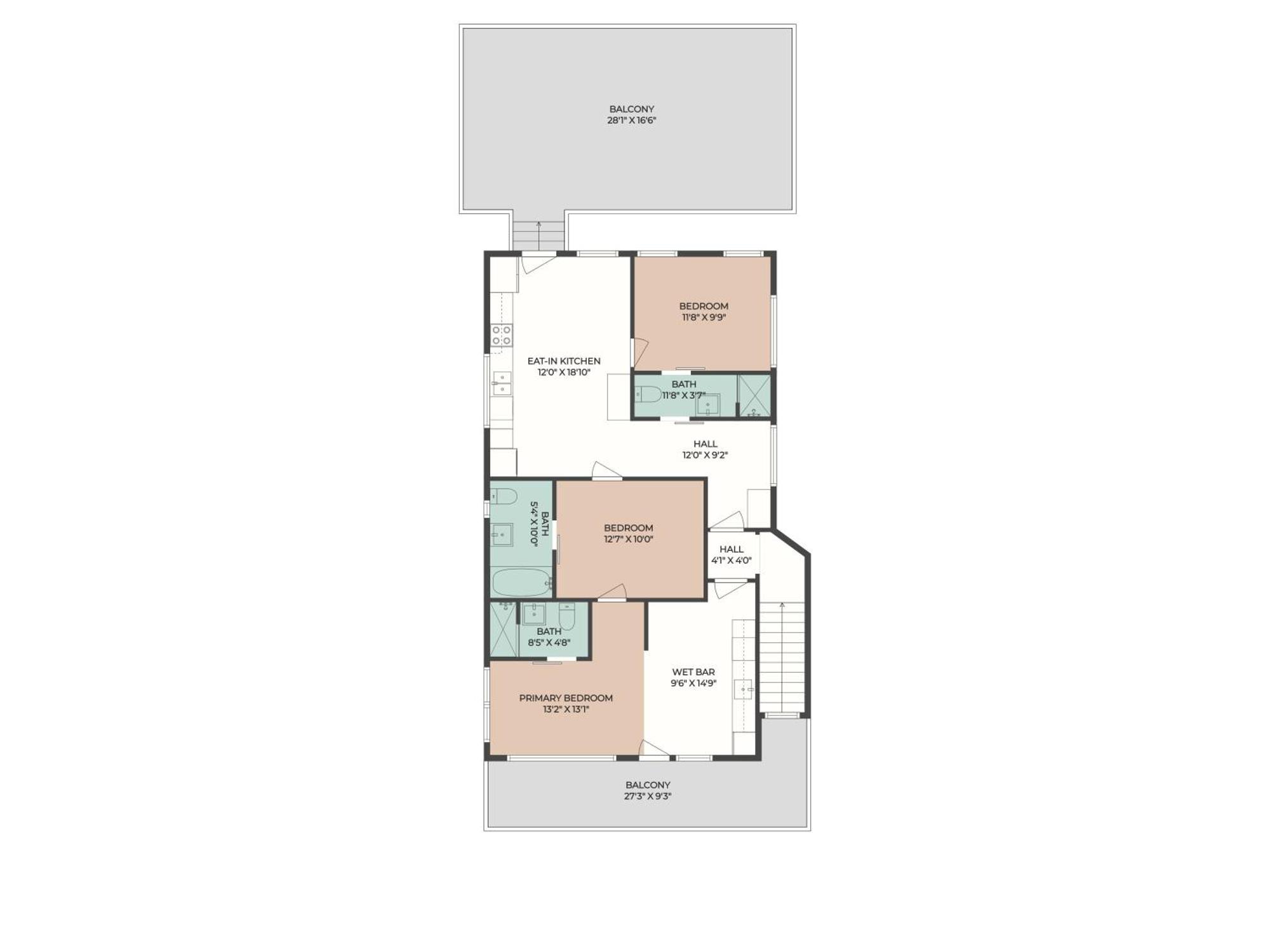 Spectacular Roof Deck - Luxury 3 Bedroom *