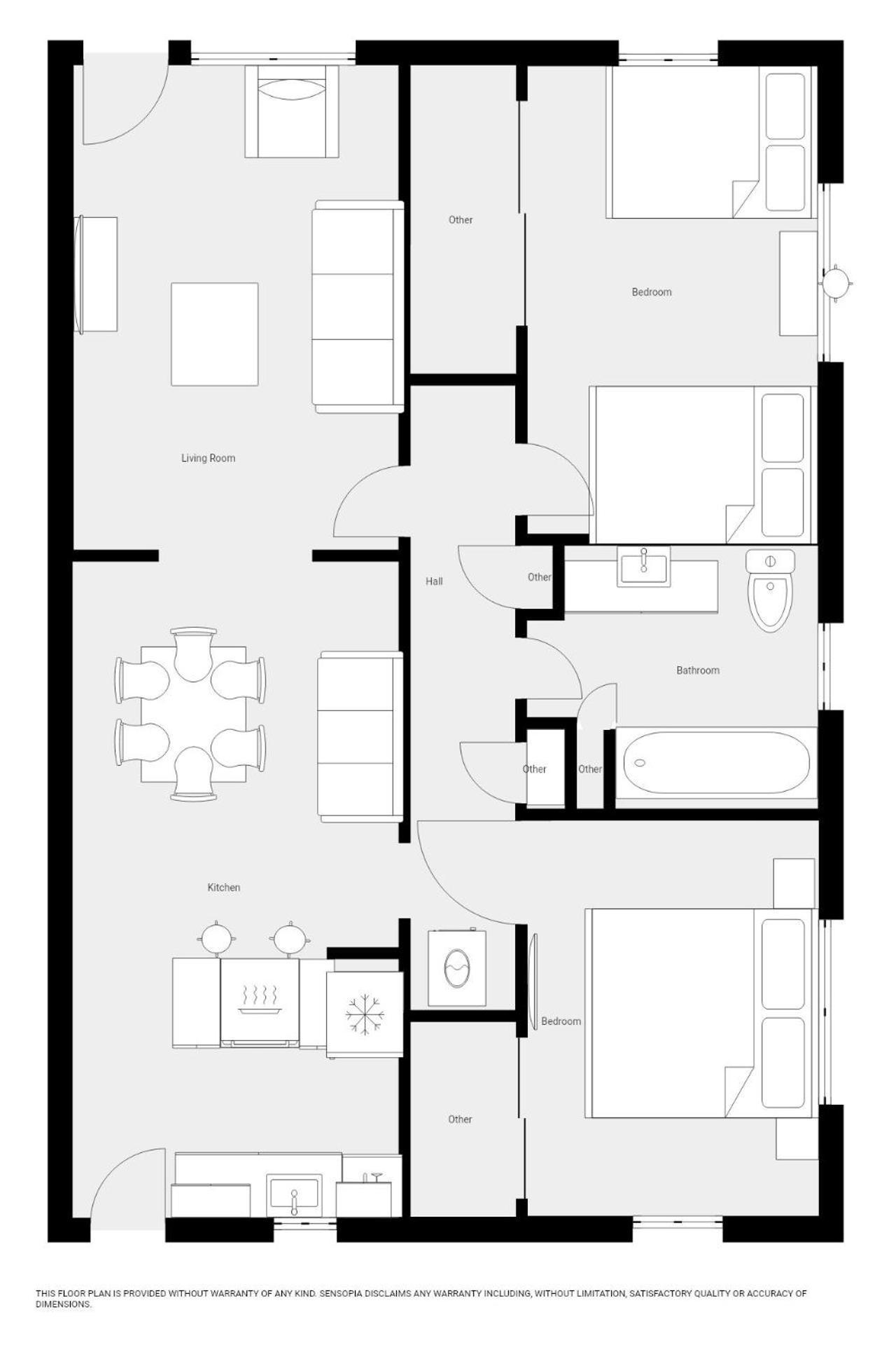 Apartment 2-bedroom Crescent Retreat New Orleans