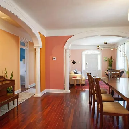 Apartment Oak-lined Ursulines Ave Raised Style Funky House New Orleans