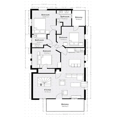 Uptown Escape - Balconies, 3br & Full Kitchen *