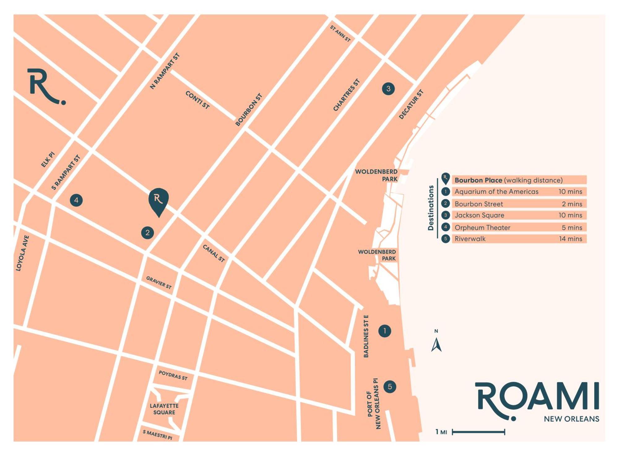 Roami At Bourbon Place New Orleans