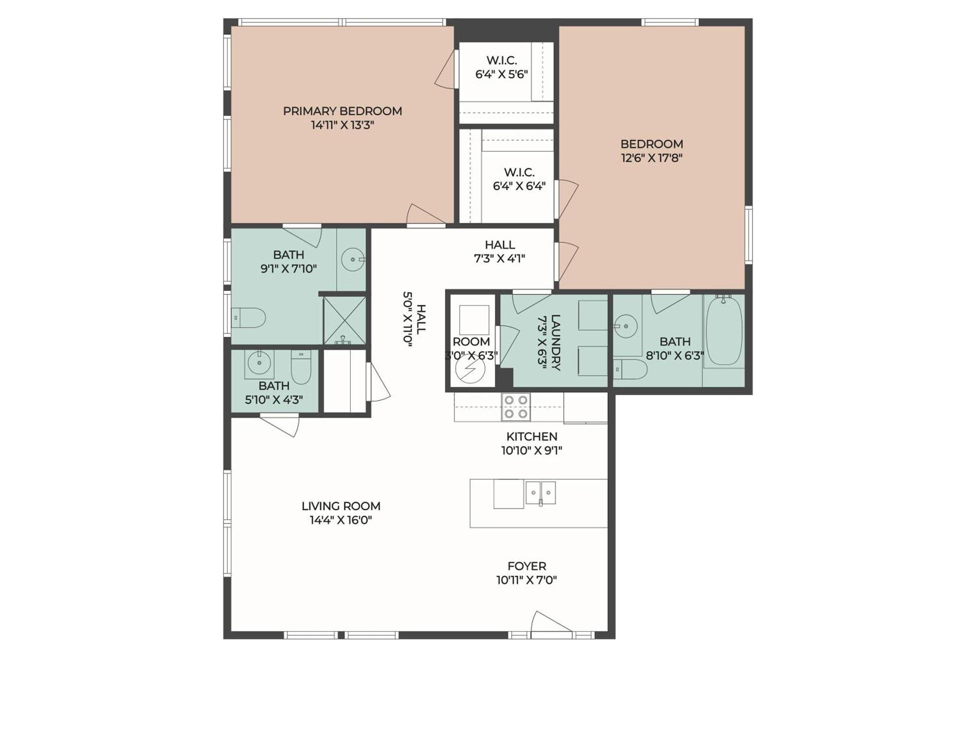 Apartment Modern Pristine Stunning 2bd Garden District