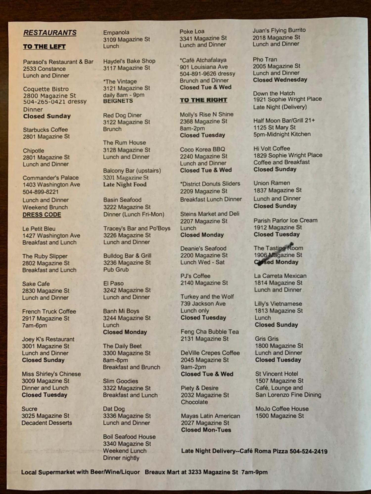 Garden District Bed & Breakfast New Orleans