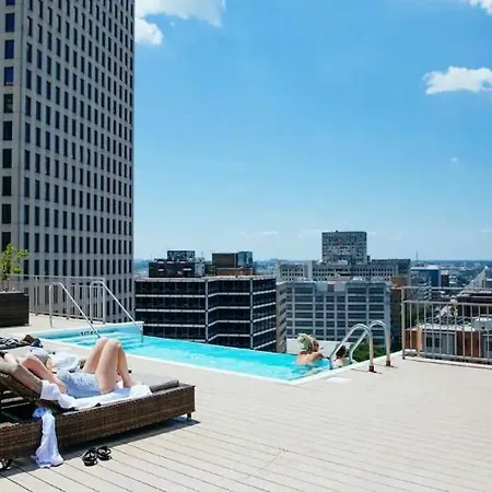 Blissful View With Small Rooftop Pool And Gym Near French Quarter, Seanger, Super Dome, Restaurants, Casino And More Aparthotel New Orleans