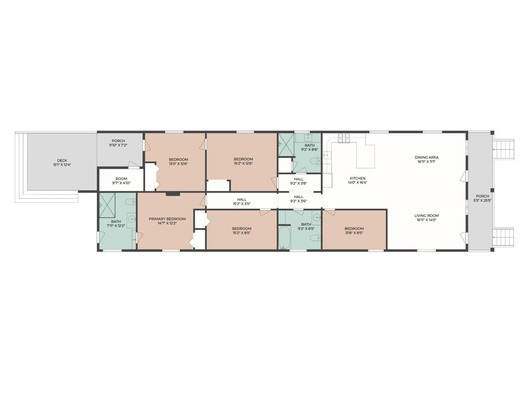 5bed Streetcar Retreat W Outdoor Entertaining Apartment New Orleans