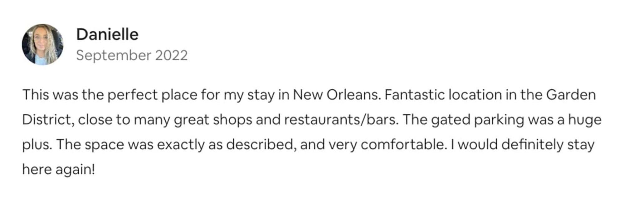 Holiday home Balcony In Garden District Jazz Fest Ready *